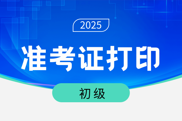 初级会计师准考证打印几张照片