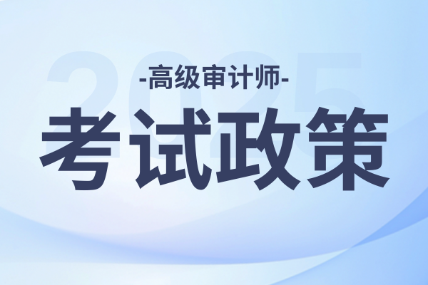 高级审计师是以考代评么