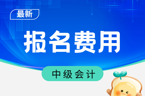中级会计师报名费用共计多少